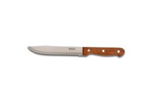 Aνοξείδωτο ατσάλινο μαχαίρι Butcher "Terrestrial" με ξύλινη λαβή 30cm