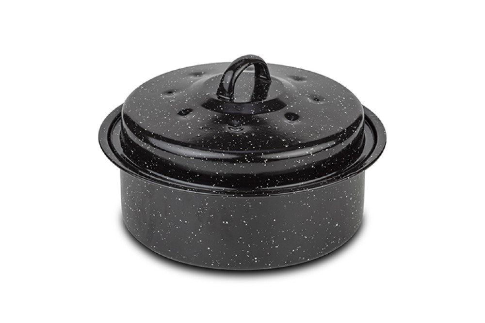 Σκεύος σερβιρίσματος και διατήρησης ψητών "BBQ Guru" με εμαγιέ επίστρωση 26cm