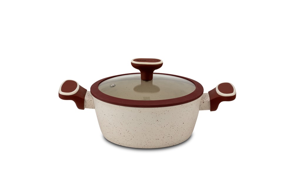 Κατσαρόλα "Terrestrial" με καπάκι και αντικολλητική επίστρωση granite 20cm Κατσαρόλα "Terrestrial" με καπάκι και αντικολλητική επίστρωση granite 20cm