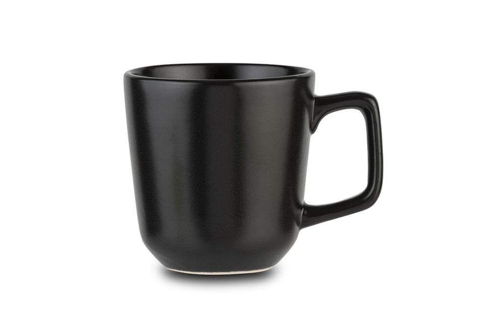Κούπα stoneware "Soho" μαύρη 350ml
