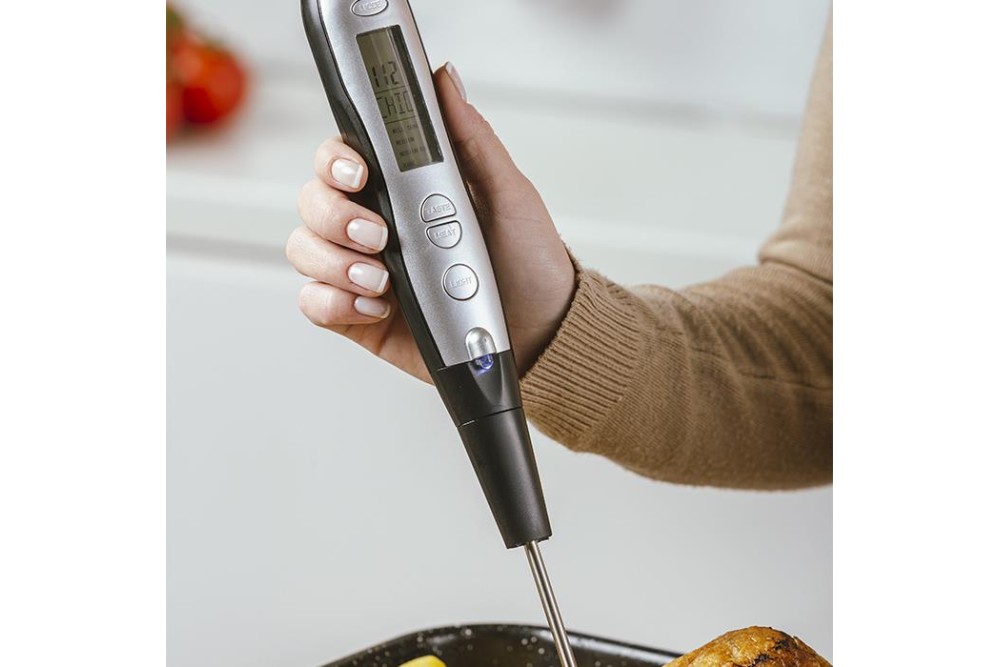 Ψηφιακό θερμόμετρο κρέατος και μαγειρικής "Acer" με πιρούνα BBQ 37.4cm