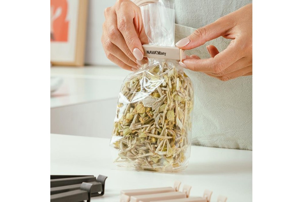 Κλιπ αεροστεγούς κλεισίματος σακούλας "Misty" σετ 12τεμ. Κλιπ αεροστεγούς κλεισίματος σακούλας "Misty" σετ 12τεμ.