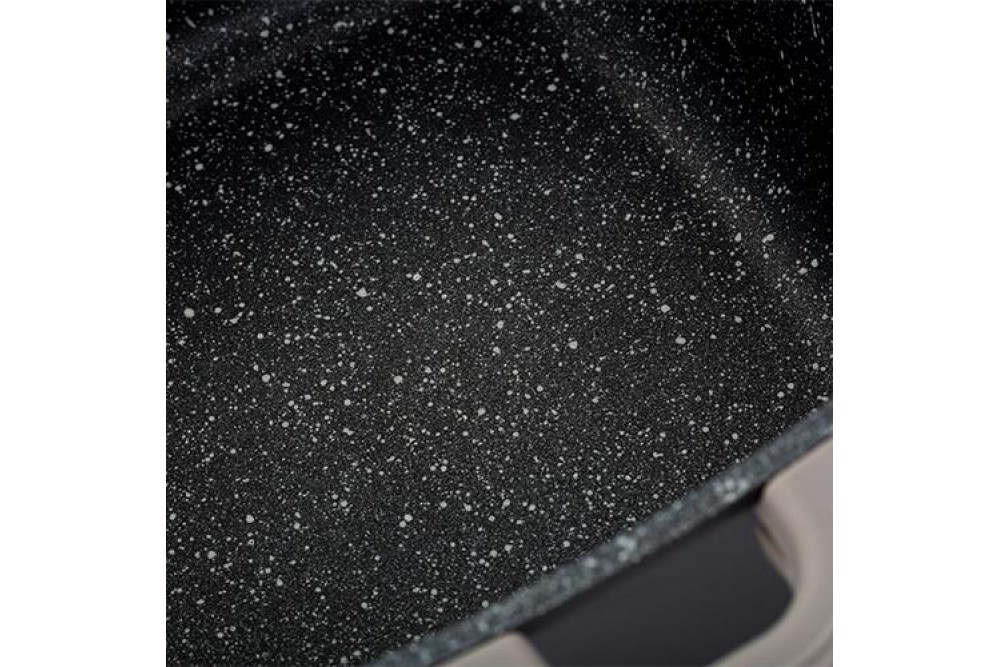 Τετράγωνη κατσαρόλα-γάστρα "Funtzio" με αντικολλητική επίστρωση stone 24cm Τετράγωνη κατσαρόλα-γάστρα "Funtzio" με αντικολλητική επίστρωση stone 24cm