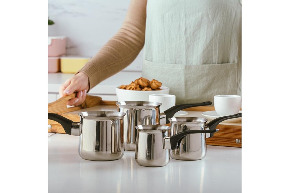 Μπρίκι "Acer" από ανοξείδωτο ατσάλι 500ml Μπρίκι "Acer" από ανοξείδωτο ατσάλι 500ml