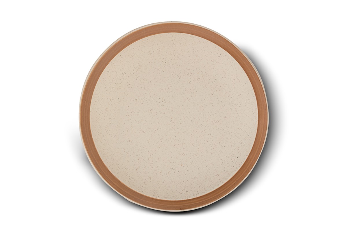 Πιάτο φρούτου stoneware "Athena Beige" 20cm