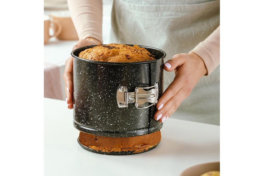 Φόρμα panettone αποσπώμενη "Nature" με αντικολλητική επίστρωση stone 16cm