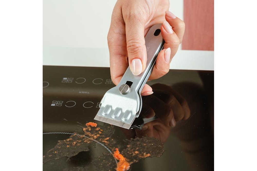 Ξύστρα καθαρισμού κεραμικών & γυάλινων εστιών "Acer" από ανοξείδωτο ατσάλι 13.5cm Ξύστρα καθαρισμού κεραμικών & γυάλινων εστιών "Acer" από ανοξείδωτο ατσάλι 13.5cm