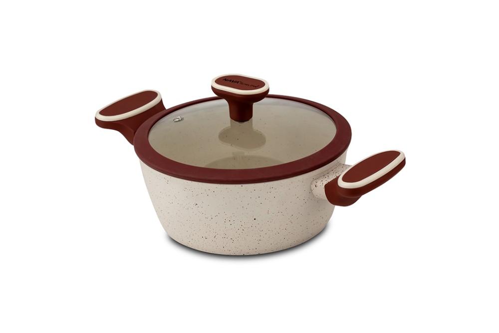 Κατσαρόλα "Terrestrial" με καπάκι και αντικολλητική επίστρωση granite 20cm Κατσαρόλα "Terrestrial" με καπάκι και αντικολλητική επίστρωση granite 20cm