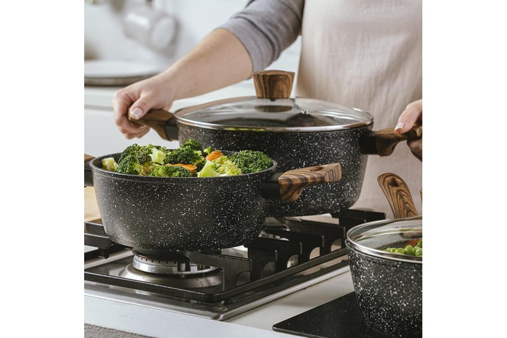 Κατσαρόλα "Nature" με αντικολλητική επίστρωση stone 20cm Κατσαρόλα "Nature" με αντικολλητική επίστρωση stone 20cm