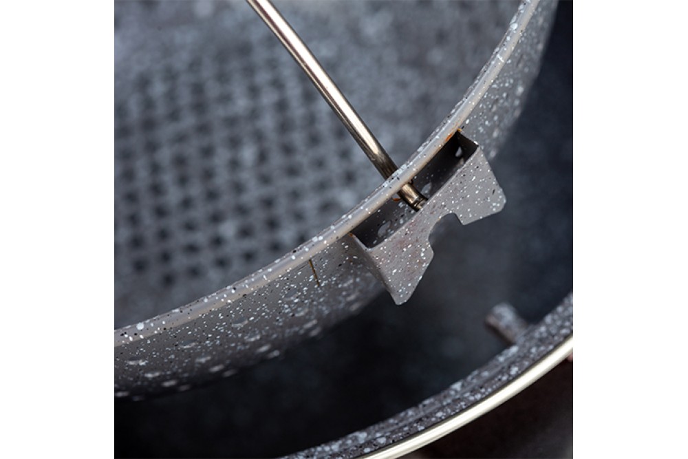 Κατσαρόλα - ατμομάγειρας "Taurus" με αντικολλητική επίστρωση stone 22cm Κατσαρόλα - ατμομάγειρας "Taurus" με αντικολλητική επίστρωση stone 22cm