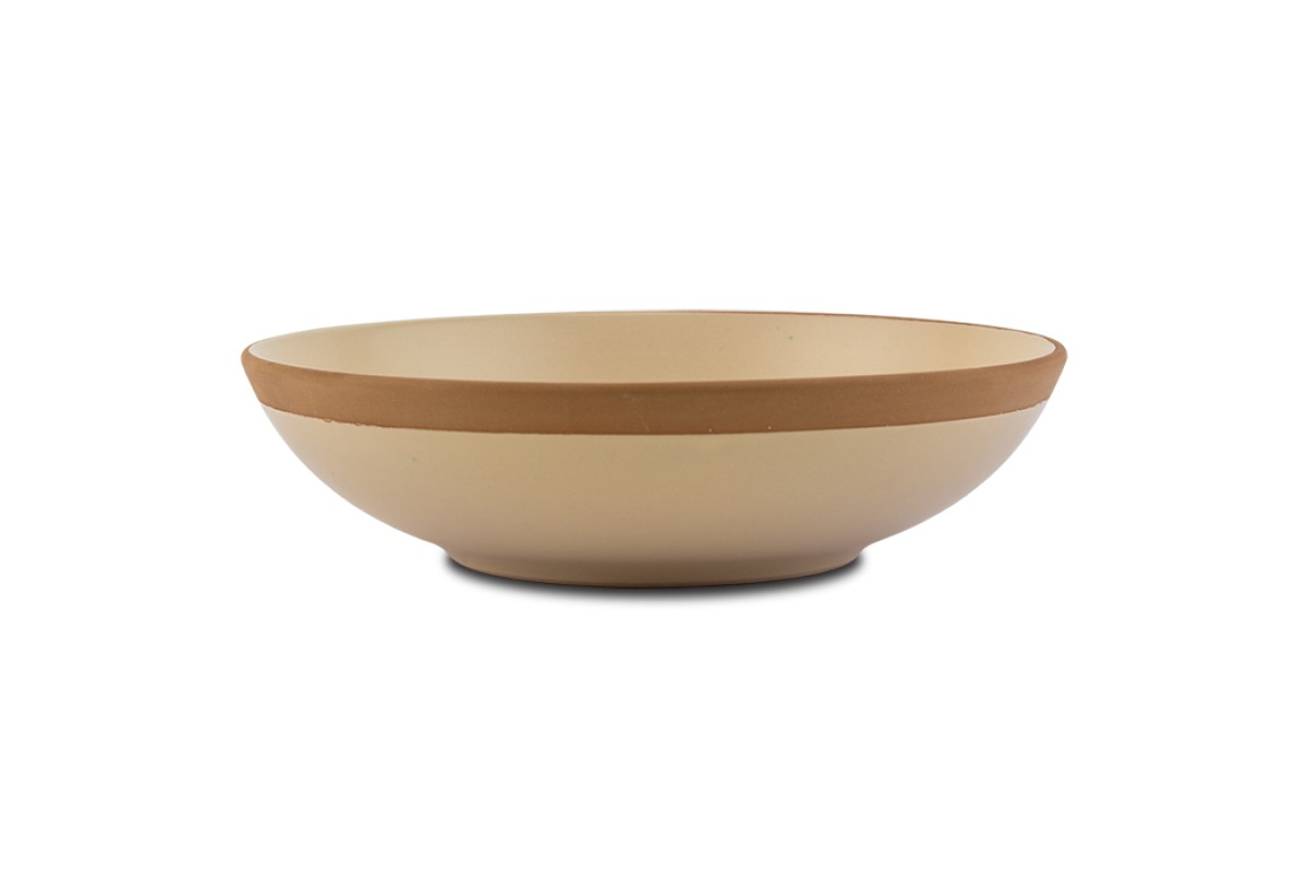 Πιάτο σούπας stoneware "Athena Beige" 20cm