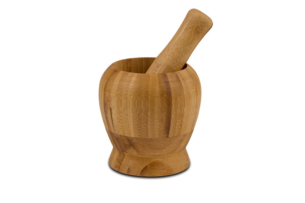 Ξύλινο γουδί με γουδοχέρι "Terrestrial" 10.5cm Ξύλινο γουδί με γουδοχέρι "Terrestrial" 10.5cm