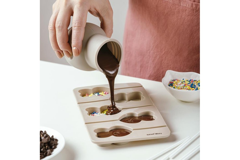 Φόρμα σιλικόνης για σοκολατάκια και γλειφιτζούρια "Misty" 20cm