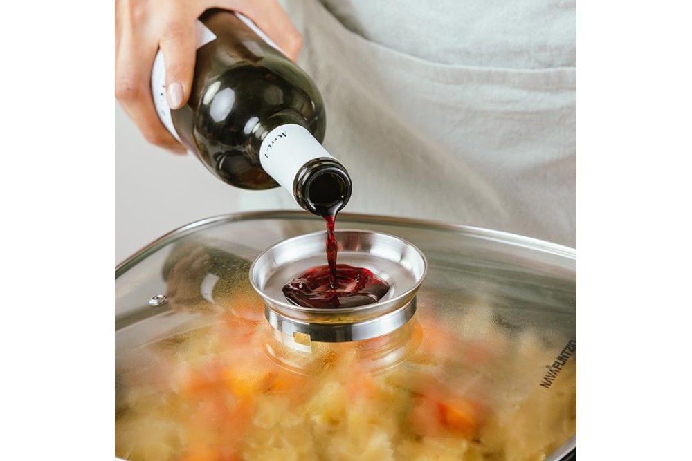 Τετράγωνη ημίχυτρα-γάστρα "Funtzio" με αντικολλητική επίστρωση stone 28cm Τετράγωνη ημίχυτρα-γάστρα "Funtzio" με αντικολλητική επίστρωση stone 28cm