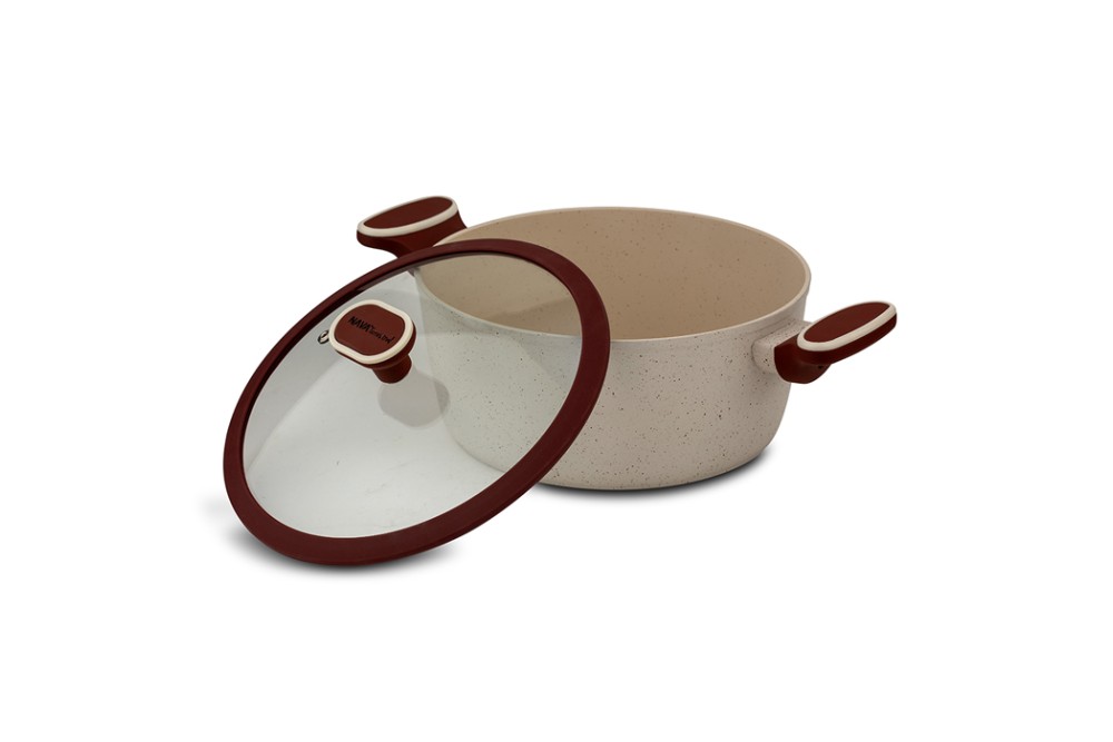 Κατσαρόλα "Terrestrial" με καπάκι και αντικολλητική επίστρωση granite 26cm