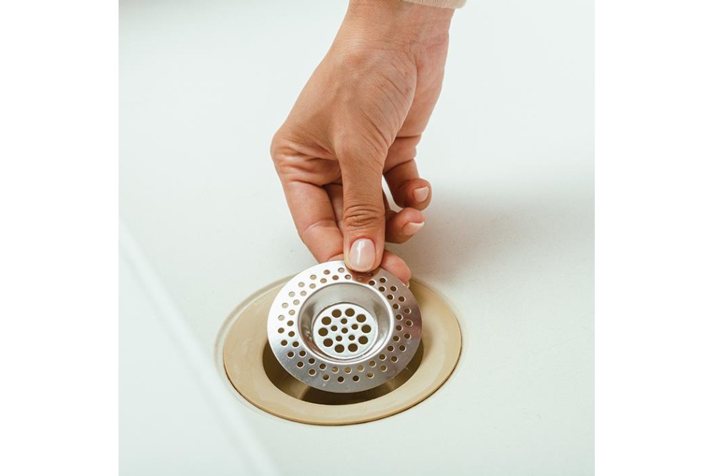 Φίλτρο νεροχύτη ανοξείδωτο "Acer" σετ 2τεμ 7cm