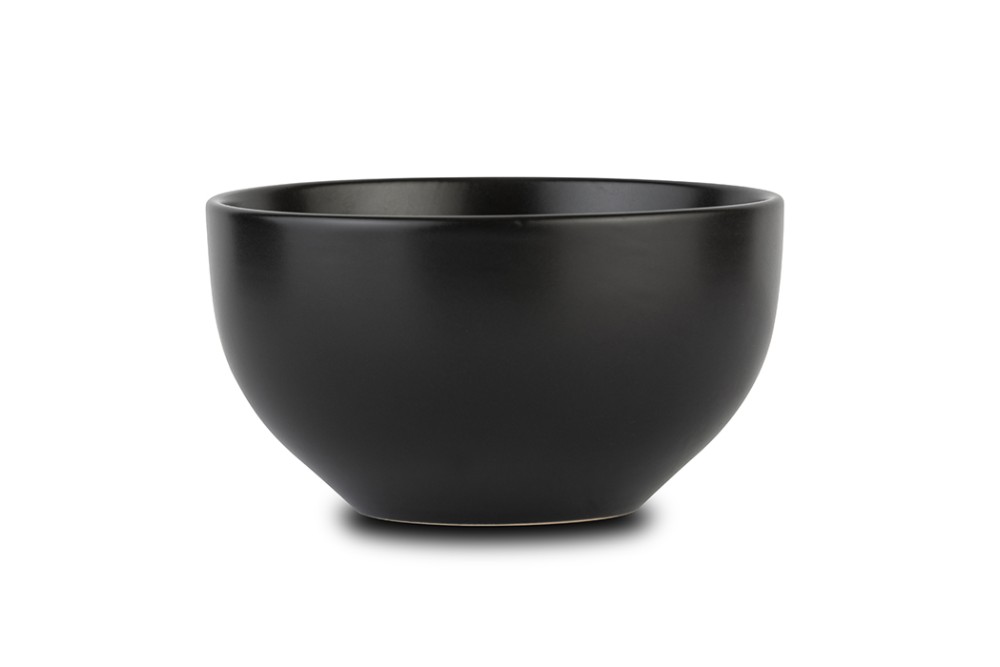 Μπολ δημητριακών stoneware "Soho" μαύρο 14cm