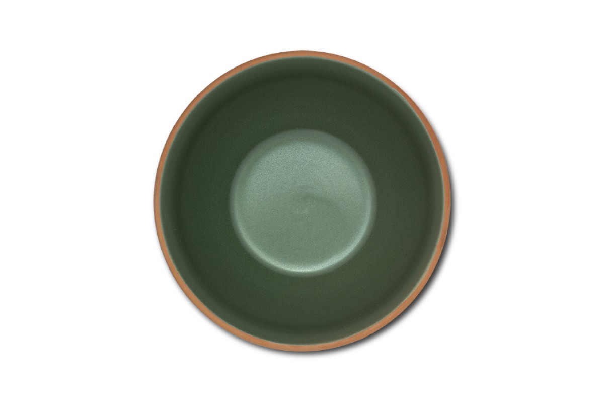 Μπολ δημητριακών  stoneware "Athena Green" 14cm