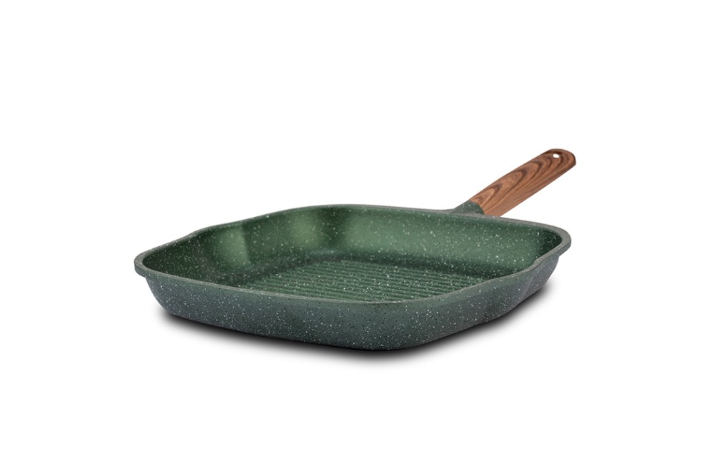 Γκριλιέρα - σχαροτήγανο "Ωmega" με αντικολλητική επίστρωση stone 28cm Γκριλιέρα - σχαροτήγανο "Ωmega" με αντικολλητική επίστρωση stone 28cm