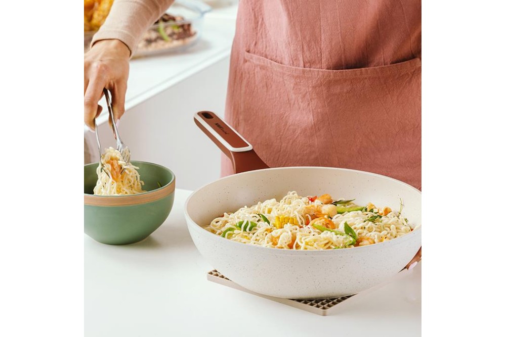 Γουόκ "Terrestrial" με αντικολλητική επίστρωση granite 28cm Γουόκ "Terrestrial" με αντικολλητική επίστρωση granite 28cm