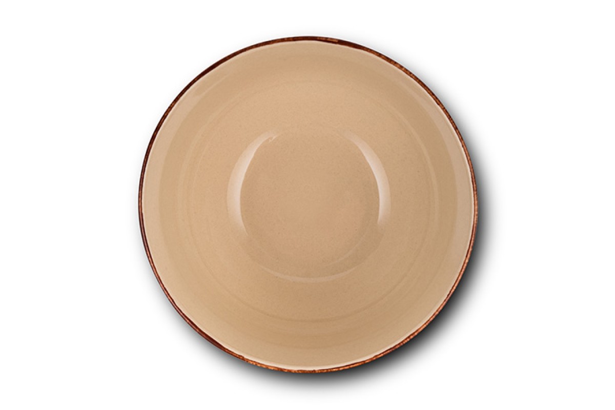 Μπολ δημητριακών  stoneware "Lines Oil Green" 14cm