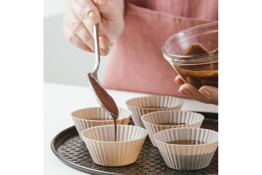 Φόρμες σιλικόνης για cupcakes "Misty" σετ 12 τεμαχίων 6.5cm Φόρμες σιλικόνης για cupcakes "Misty" σετ 12 τεμαχίων 6.5cm