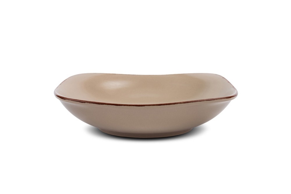 Πιάτο σούπας stoneware "Brown Sugar" 22.5cm Πιάτο σούπας stoneware "Brown Sugar" 22.5cm