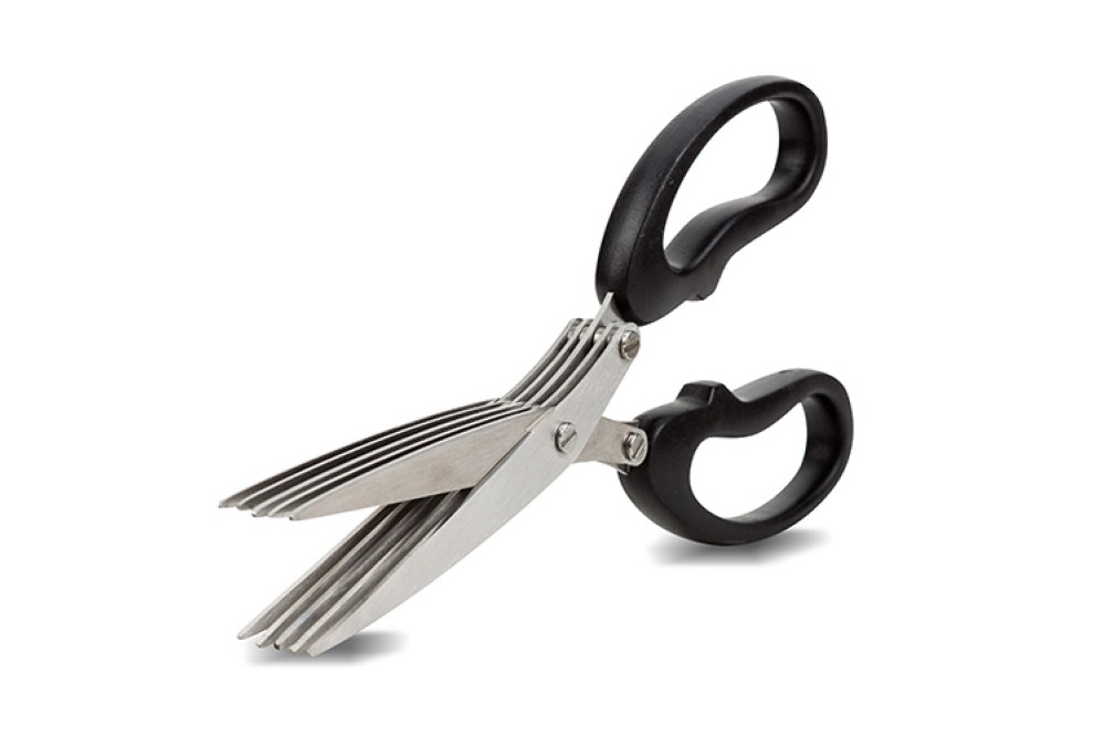 Ανοξείδωτο ψαλίδι για βότανα με 5 λεπίδες και χτενάκι καθαρισμού "Misty" 19cm Ανοξείδωτο ψαλίδι για βότανα με 5 λεπίδες και χτενάκι καθαρισμού "Misty" 19cm