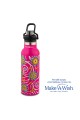 Θερμός μπουκάλι ανοξείδωτο "We Care", magenta 500ml