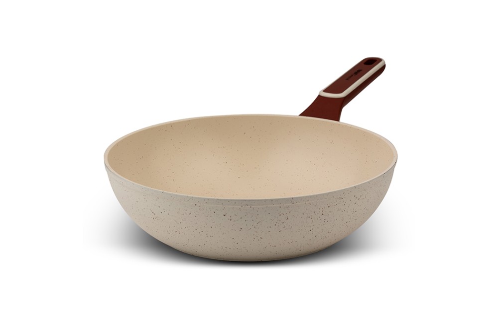 Γουόκ "Terrestrial" με αντικολλητική επίστρωση granite 28cm Γουόκ "Terrestrial" με αντικολλητική επίστρωση granite 28cm