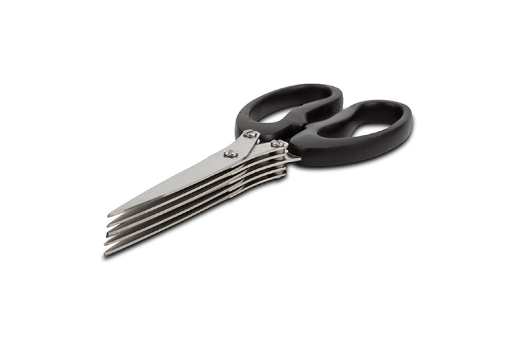 Ανοξείδωτο ψαλίδι για βότανα με 5 λεπίδες και χτενάκι καθαρισμού "Misty" 19cm Ανοξείδωτο ψαλίδι για βότανα με 5 λεπίδες και χτενάκι καθαρισμού "Misty" 19cm