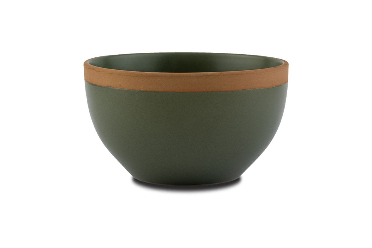 Μπολ δημητριακών  stoneware "Athena Green" 14cm