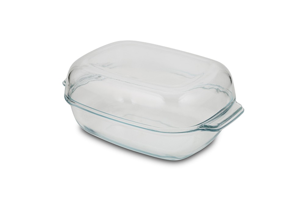 Σκεύος πυρίμαχο γυάλινο οβάλ με καπάκι "Arizona" 5.7L Σκεύος πυρίμαχο γυάλινο οβάλ με καπάκι "Arizona" 5.7L