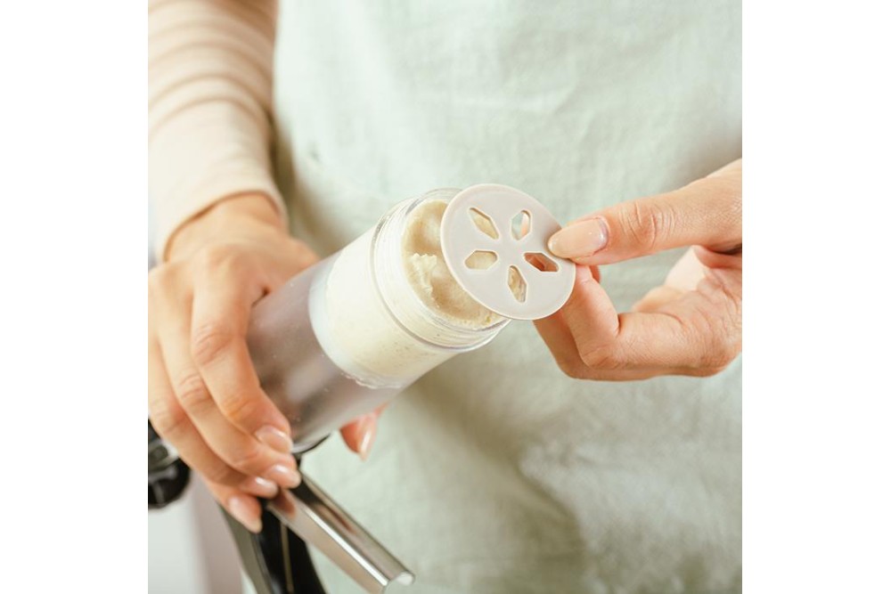 Μπισκοτομηχανή-κορνέ "Misty" με ανοξείδωτο έμβολο, σετ 23τεμ 22cm Μπισκοτομηχανή-κορνέ "Misty" με ανοξείδωτο έμβολο, σετ 23τεμ 22cm