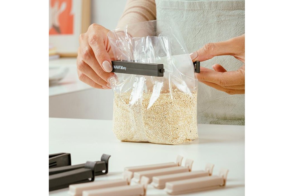 Κλιπ αεροστεγούς κλεισίματος σακούλας "Misty" σετ 12τεμ. Κλιπ αεροστεγούς κλεισίματος σακούλας "Misty" σετ 12τεμ.