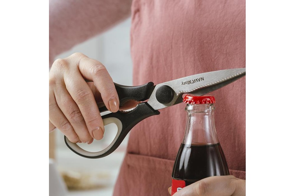 Πολυεργαλείο κουζίνας, ψαλίδι-καρυοθραύστης-ανοιχτήρι "Misty" 21cm Πολυεργαλείο κουζίνας, ψαλίδι-καρυοθραύστης-ανοιχτήρι "Misty" 21cm