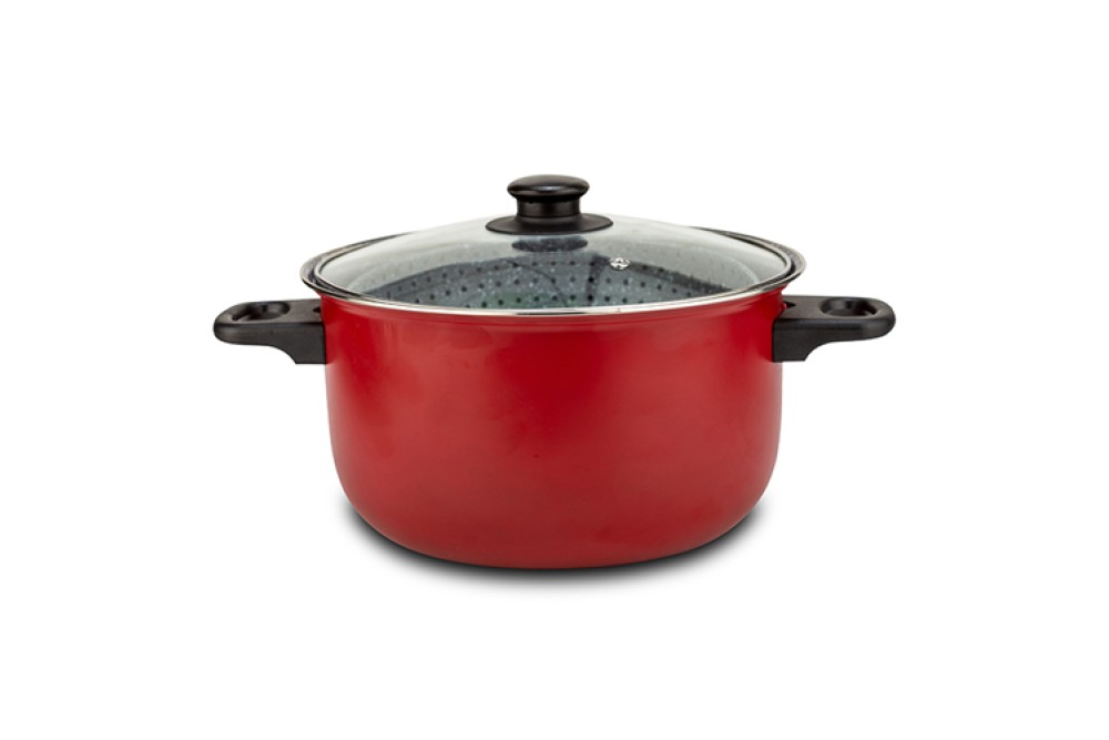 Κατσαρόλα - ατμομάγειρας "Taurus" με αντικολλητική επίστρωση stone 22cm Κατσαρόλα - ατμομάγειρας "Taurus" με αντικολλητική επίστρωση stone 22cm