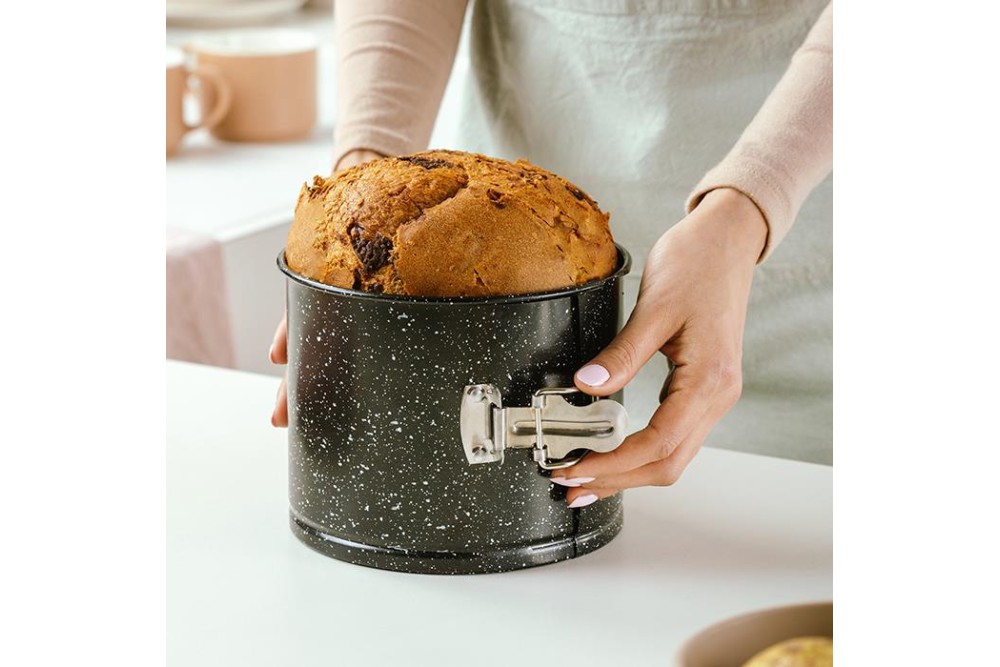 Φόρμα panettone αποσπώμενη "Nature" με αντικολλητική επίστρωση stone 16cm