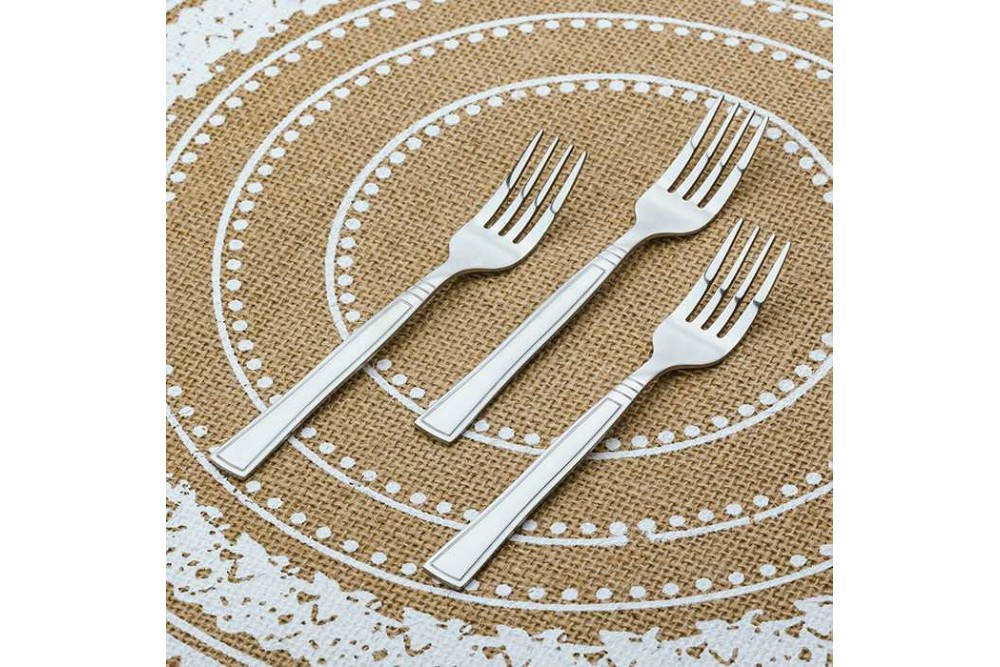 Πιρουνάκι γλυκού ανοξείδωτο "Acer" σετ 3τεμ.