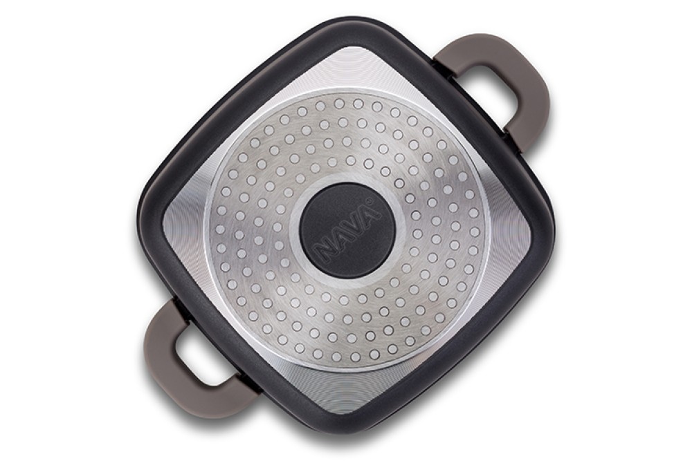 Τετράγωνη κατσαρόλα-γάστρα "Funtzio" με αντικολλητική επίστρωση stone 20cm Τετράγωνη κατσαρόλα-γάστρα "Funtzio" με αντικολλητική επίστρωση stone 20cm