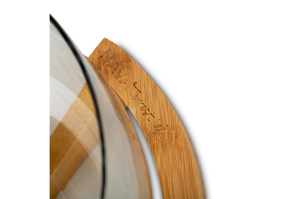 Σαλατιέρα με ξύλινη βάση "Terrestrial" 24cm Σαλατιέρα με ξύλινη βάση "Terrestrial" 24cm