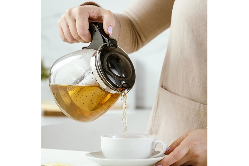 Τσαγιέρα γυάλινη "Misty" με ανοξείδωτο φίλτρο 900ml Τσαγιέρα γυάλινη "Misty" με ανοξείδωτο φίλτρο 900ml