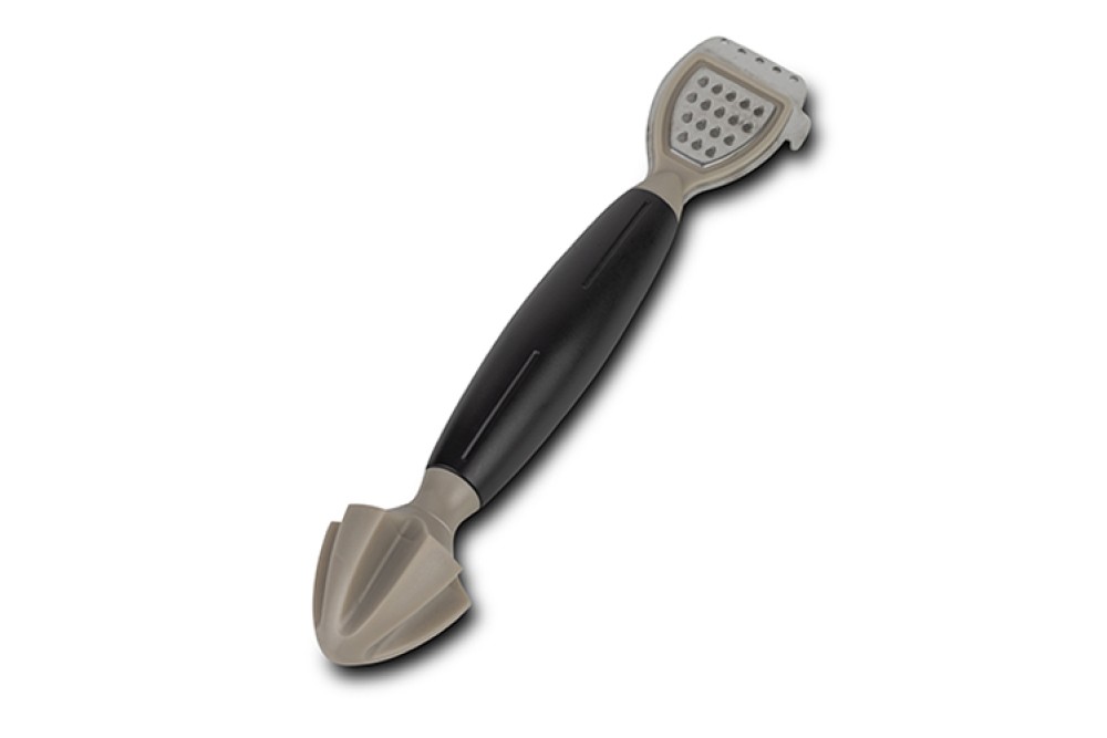 Στίφτης χειρός πλαστικός "Misty" με ανοξείδωτη ξύστρα λεμονιού και τρίφτη 3σε1 21cm