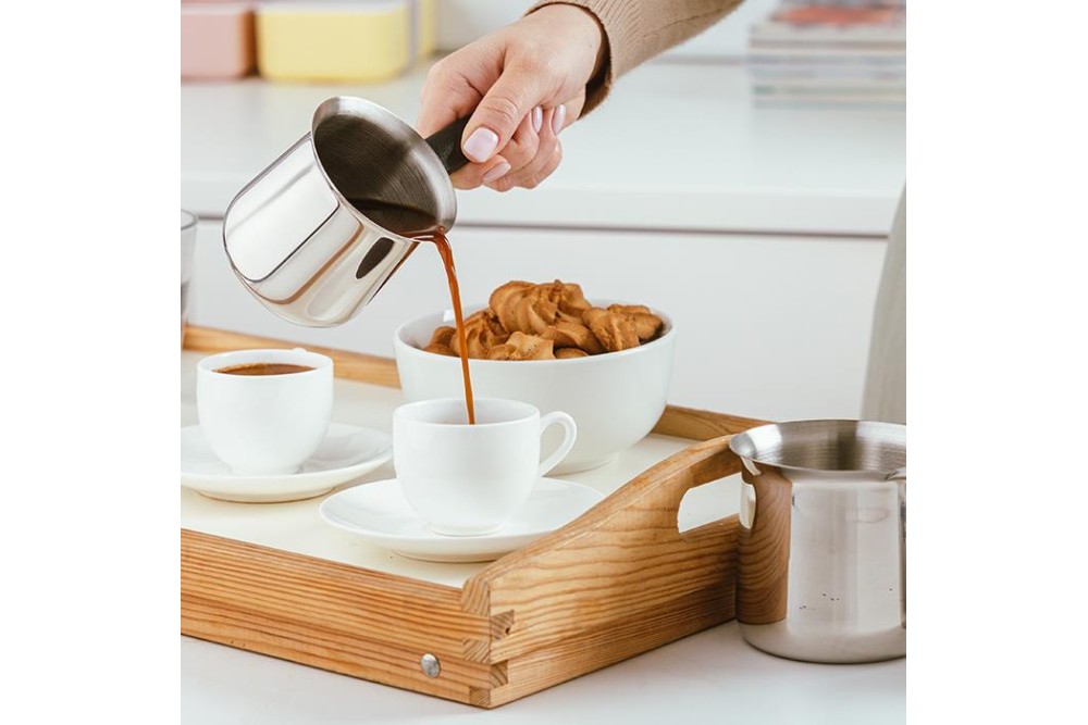 Μπρίκι "Acer" από ανοξείδωτο ατσάλι 500ml Μπρίκι "Acer" από ανοξείδωτο ατσάλι 500ml