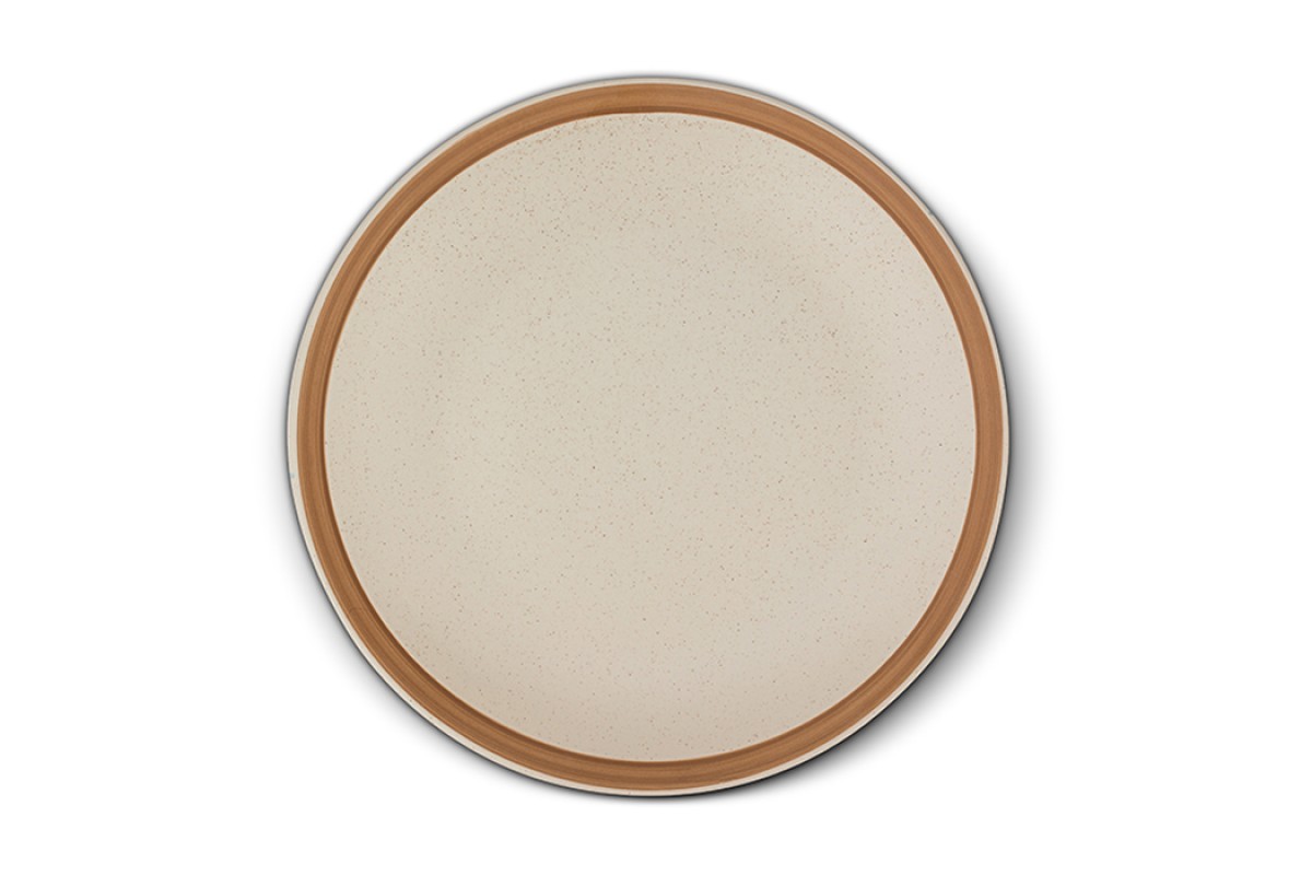 Πιάτο ρηχό stoneware "Athena Beige" 27cm