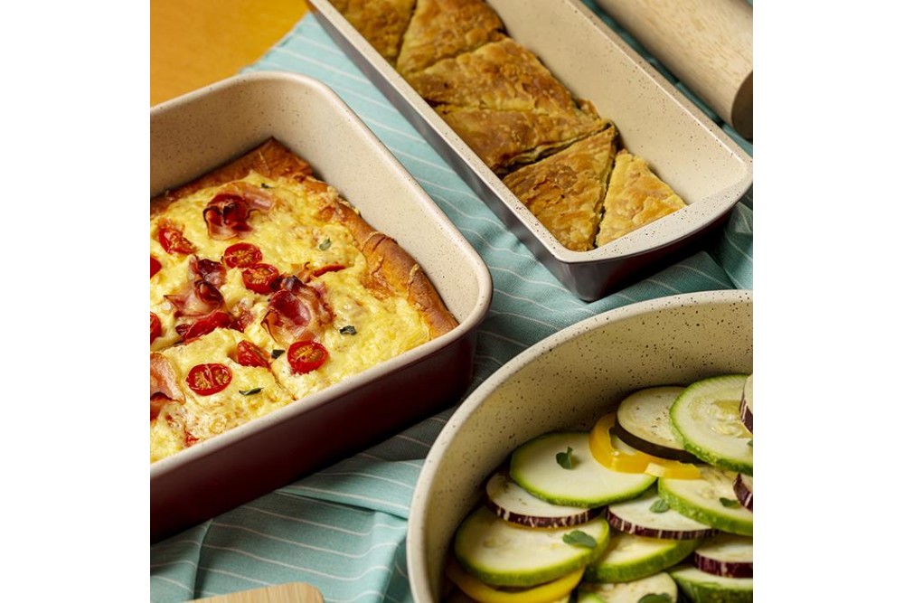 Φόρμα κέικ-ψωμιού "Terrestrial" με αντικολλητική κεραμική επίστρωση 39cm Φόρμα κέικ-ψωμιού "Terrestrial" με αντικολλητική κεραμική επίστρωση 39cm