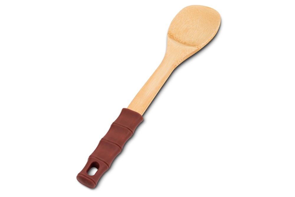 Κουτάλα ξύλινη "Terrestrial" με χερούλι σιλικόνης 30.5cm Κουτάλα ξύλινη "Terrestrial" με χερούλι σιλικόνης 30.5cm