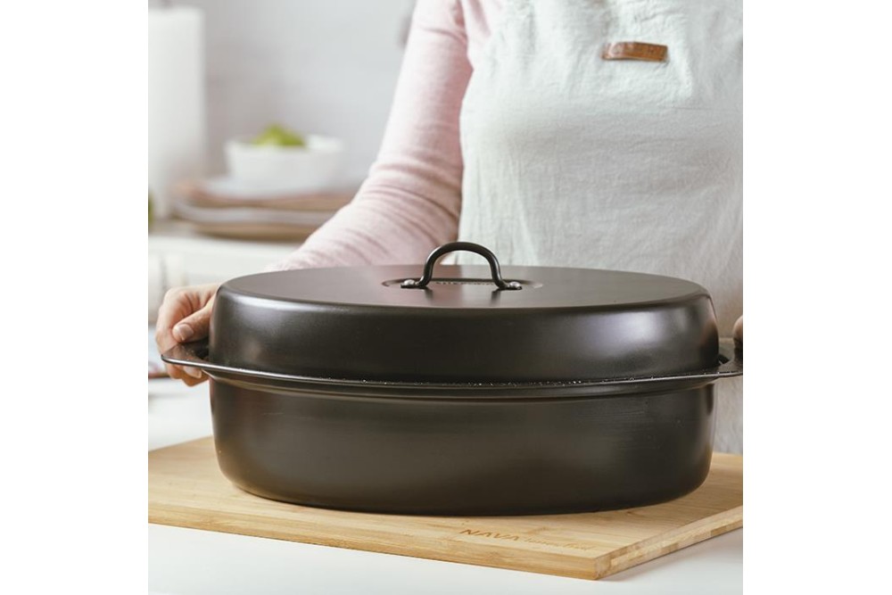 Γάστρα "Nature" με αντικολλητική επίστρωση stone 42cm Γάστρα "Nature" με αντικολλητική επίστρωση stone 42cm