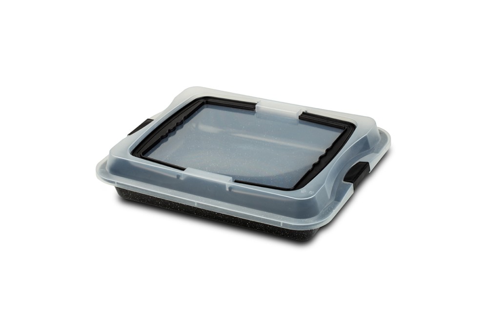 Ορθογώνιο ταψί "Nature" με καπάκι και αντικολλητική επίστρωση stone 40cm Ορθογώνιο ταψί "Nature" με καπάκι και αντικολλητική επίστρωση stone 40cm