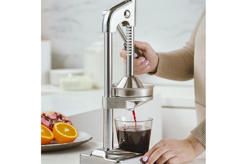 Επιτραπέζια πρέσα-αποχυμωτής ροδιού-πορτοκαλιού "Acer" 39cm